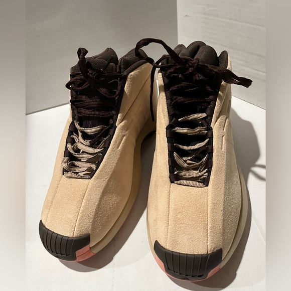 ADIDAS Crazy 1 Kobe Cream/Brown Men's Basketball Sneakers SIZE 13 - Picture 2 of 9